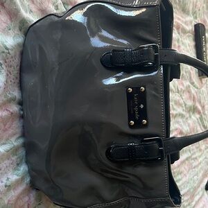 Kate Spade Glossy Gray Tote